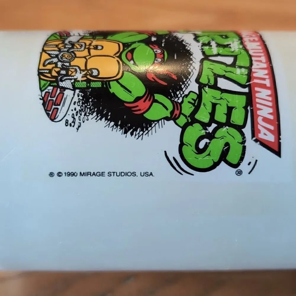 Vintage Ninja Turtles Thermos Children's Travel Mug, 1990 Mirage Studios - Picture 7 of 12